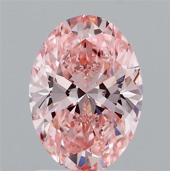 1.54 Ct. Fancy Vivid Pink Oval Lab Grown Diamond