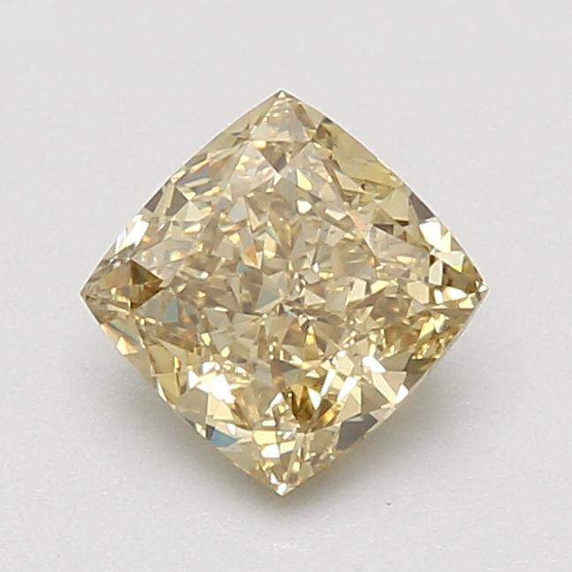 1.53 Ct. Fancy Intense Yellow Cushion Lab Grown Diamond