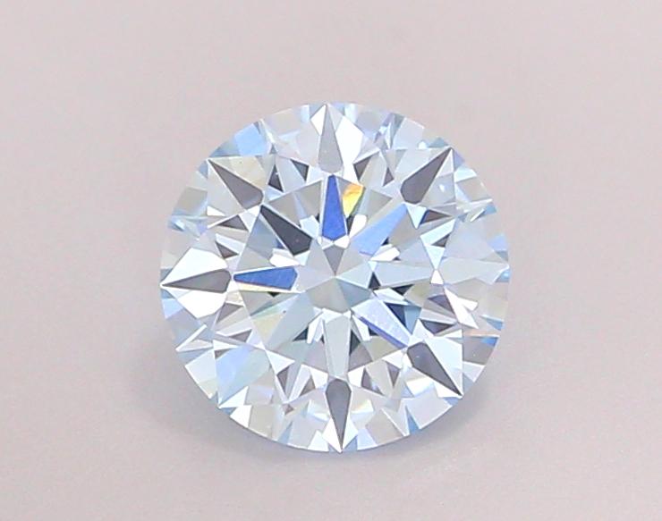 1.27 Ct. Fancy Vivid Blue Round Lab Grown Diamond