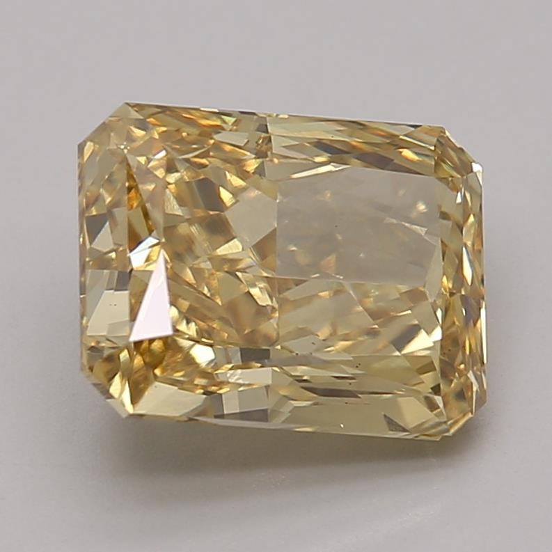 3.50 Ct. Fancy Vivid Yellow Radiant Lab Grown Diamond