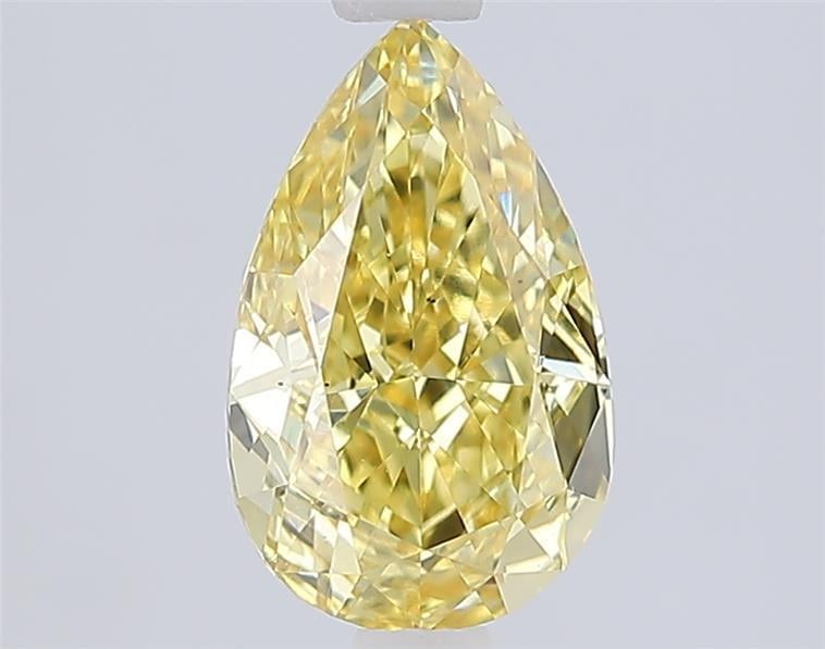 1.55 Ct. Fancy Intense  Yellow Pear Lab Grown Diamond