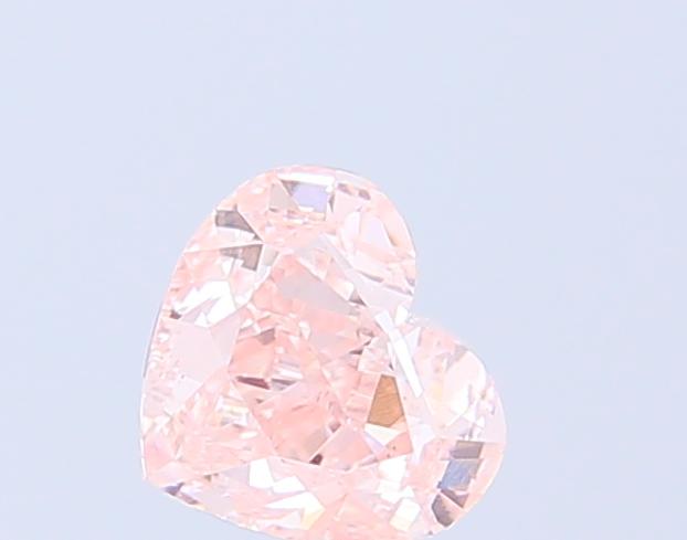 1.00 Ct. Fancy Intense Brownish Pink Heart Lab Grown Diamond