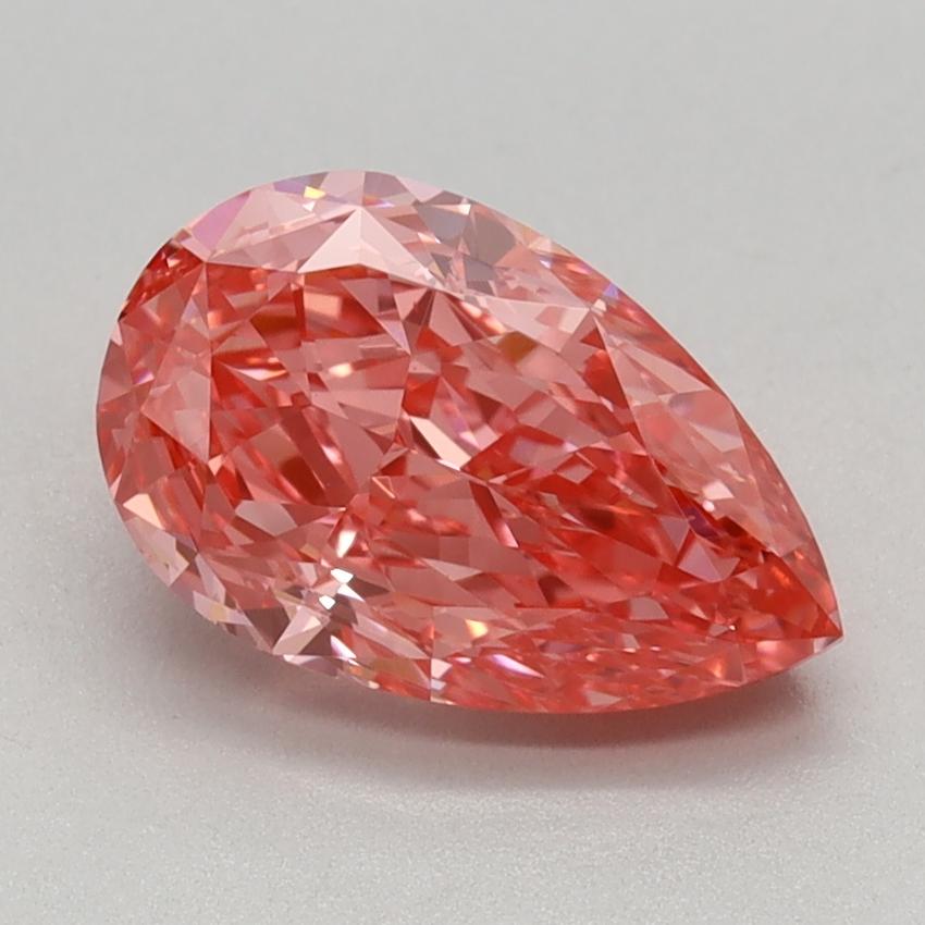 1.51 Ct. Fancy Vivid Pink Pear Lab Grown Diamond