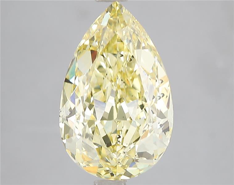 5.02 Ct. Fancy Intense Yellow Pear Lab Grown Diamond