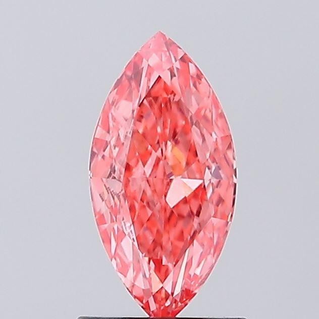 1.05 Ct. Fancy Vivid Pink Marquise Lab Grown Diamond