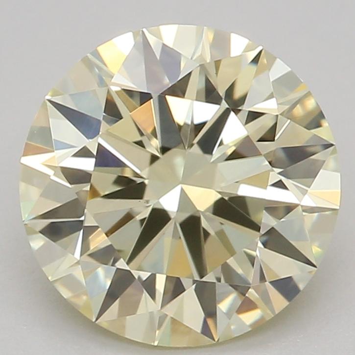 1.50 Ct. Fancy Light Yellow Round Lab Grown Diamond