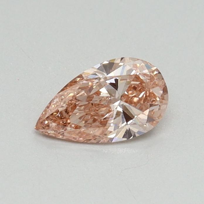 0.32 Ct. Fancy Intense Pink Pear Lab Grown Diamond