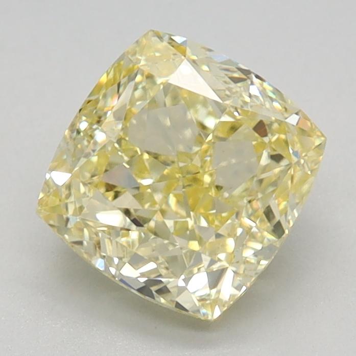 1.26 Ct. Fancy Intense Yellow Cushion Lab Grown Diamond