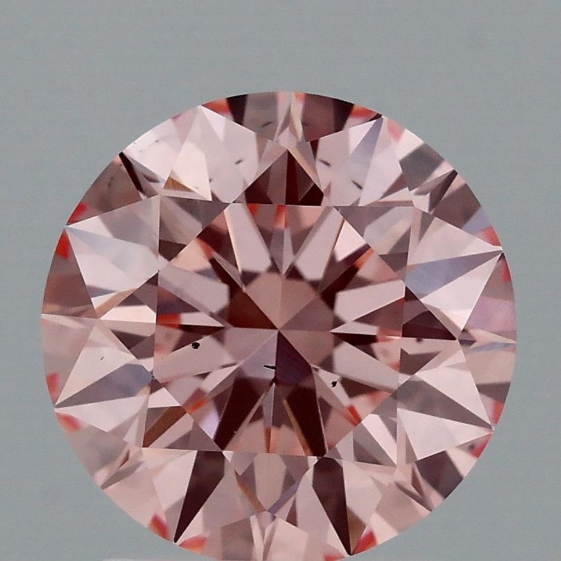2.03 Ct. Fancy Intense Pink Round Lab Grown Diamond