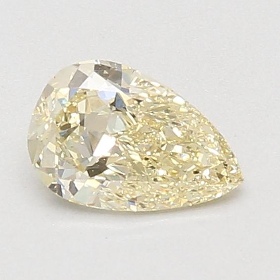 0.80 Ct. Fancy Light Yellow Pear Lab Grown Diamond
