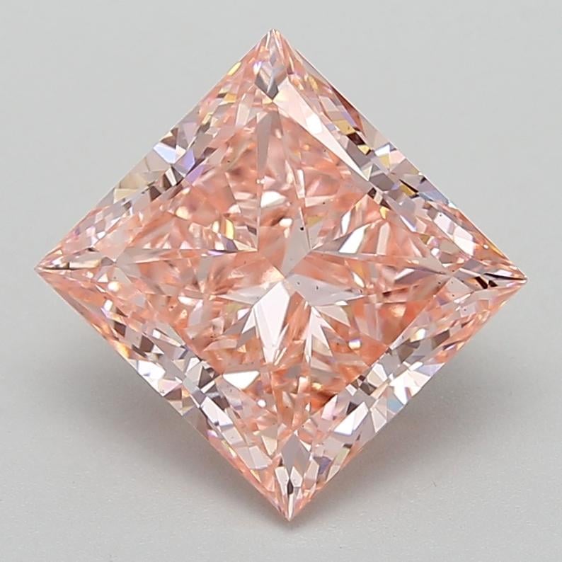 5.01 Ct. Fancy Vivid Pink Princess Lab Grown Diamond