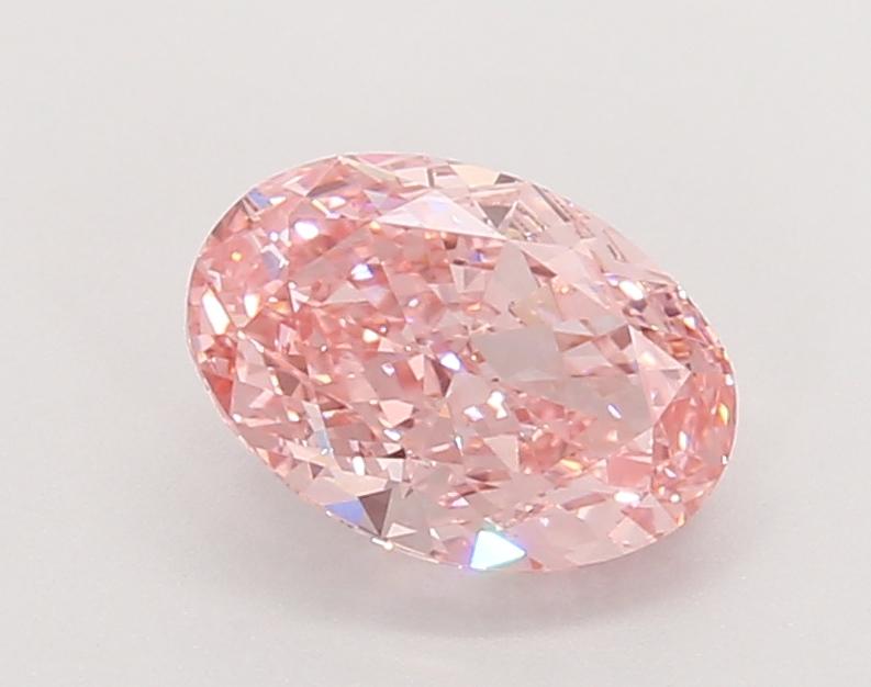 1.37 Ct. Fancy Vivid Pink Oval Lab Grown Diamond