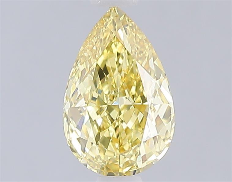 1.02 Ct. Fancy Intense  Yellow Pear Lab Grown Diamond