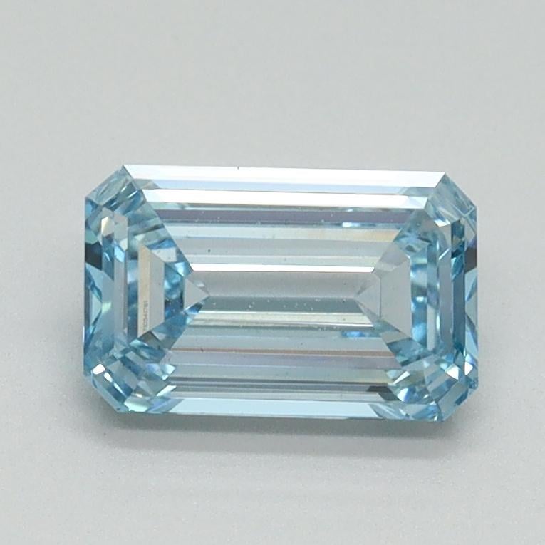 1.03 Ct. Fancy Intense Blue Emerald Lab Grown Diamond