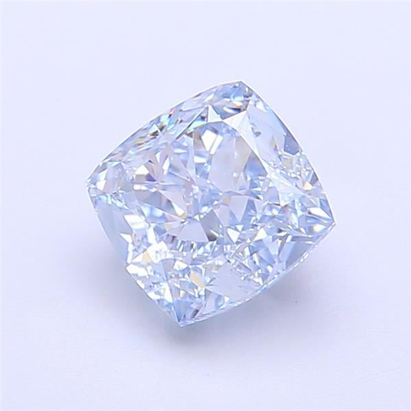 1.69 Ct. Fancy Intense Blue Cushion Lab Grown Diamond
