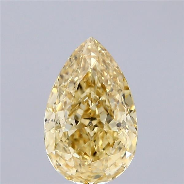2.03 Ct. Fancy Intense  Yellow Pear Lab Grown Diamond
