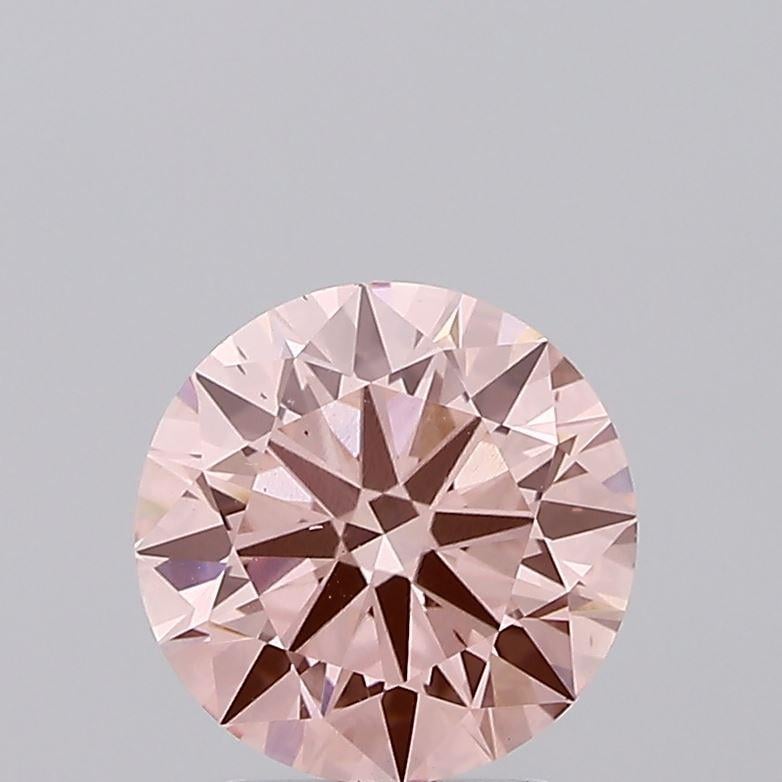 2.45 Ct. Fancy Intense Pink Round Lab Grown Diamond