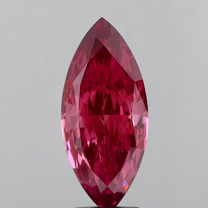 3.55 Ct. Fancy Vivid Pink Marquise Lab Grown Diamond