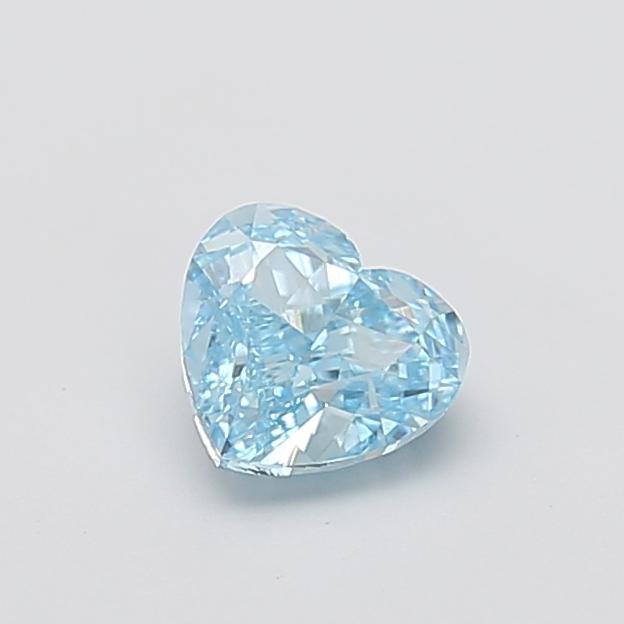 1.01 Ct. Fancy Vivid  Blue Heart Lab Grown Diamond