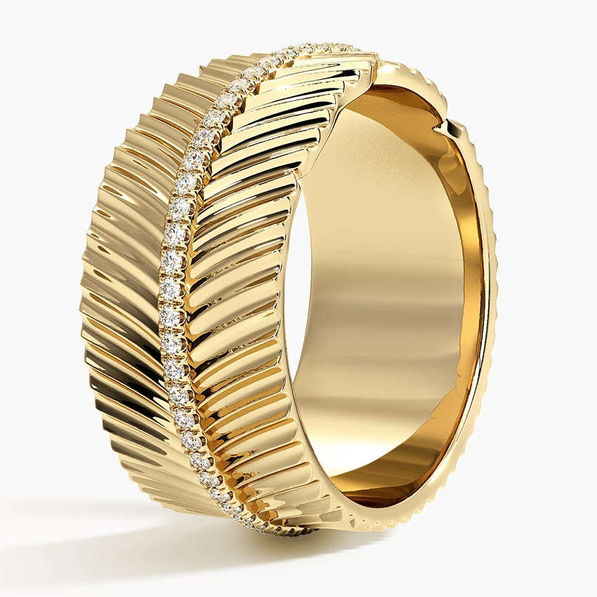 Jane Goodall Leaf Lab Diamond Ring (1/4 ct. tw.)