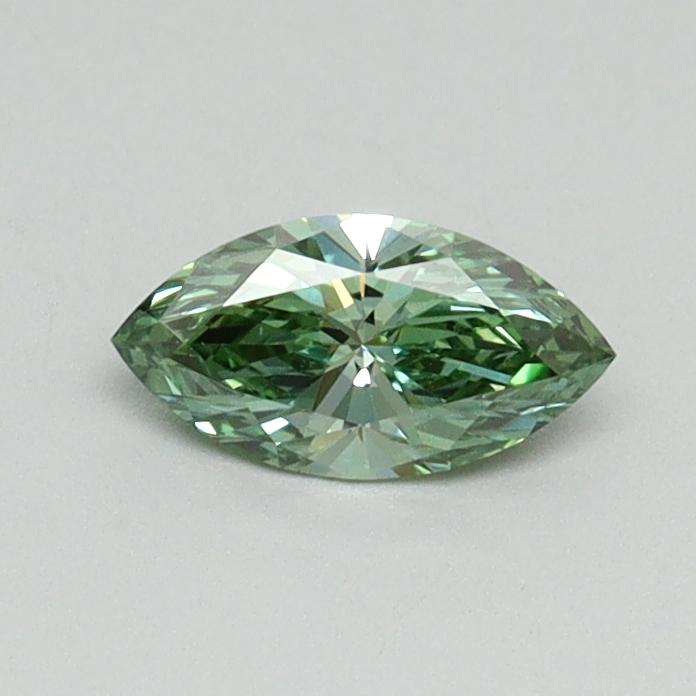 0.31 Ct. Fancy Vivid Green Marquise Lab Grown Diamond