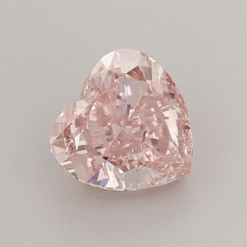 1.48 Ct. Fancy Intense  Pink Heart Lab Grown Diamond
