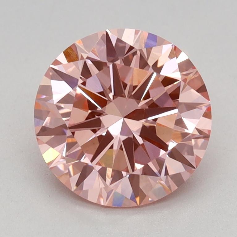 1.18 Ct. Fancy Intense Pink Round Lab Grown Diamond