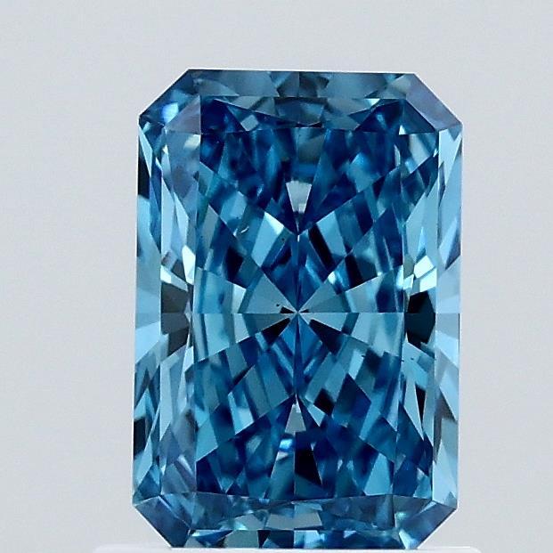 1.06 Ct. Fancy Vivid Blue Radiant Lab Grown Diamond