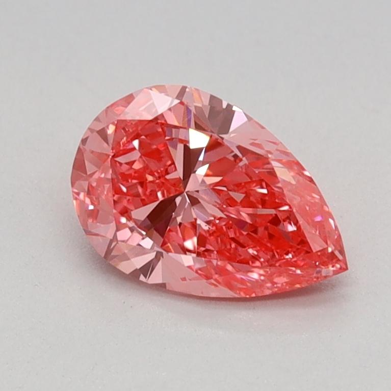 0.54 Ct. Fancy Vivid Pink Pear Lab Grown Diamond