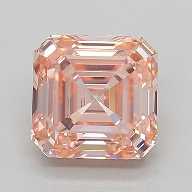 2.03 Ct. Fancy Intense  Pink Asscher Lab Grown Diamond