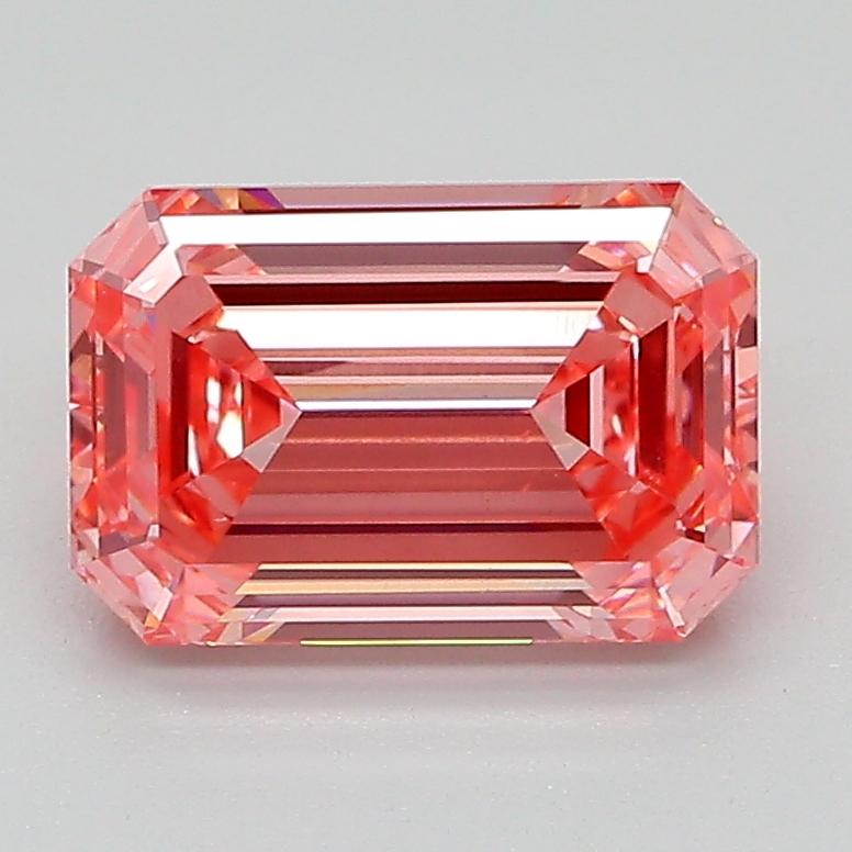 2.19 Ct. Fancy Vivid Pink Emerald Lab Grown Diamond