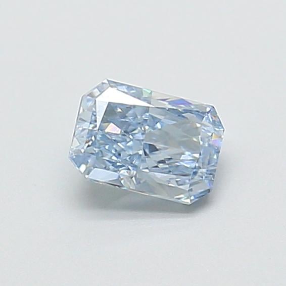 0.51 Ct. Fancy Vivid Blue Radiant Lab Grown Diamond