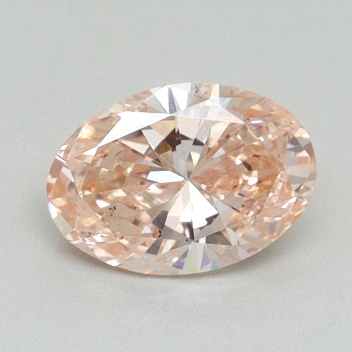 0.72 Ct. Fancy Intense Pink Oval Lab Grown Diamond
