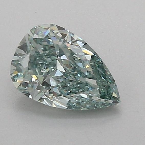 1.00 Ct. Fancy Vivid Green Pear Lab Grown Diamond