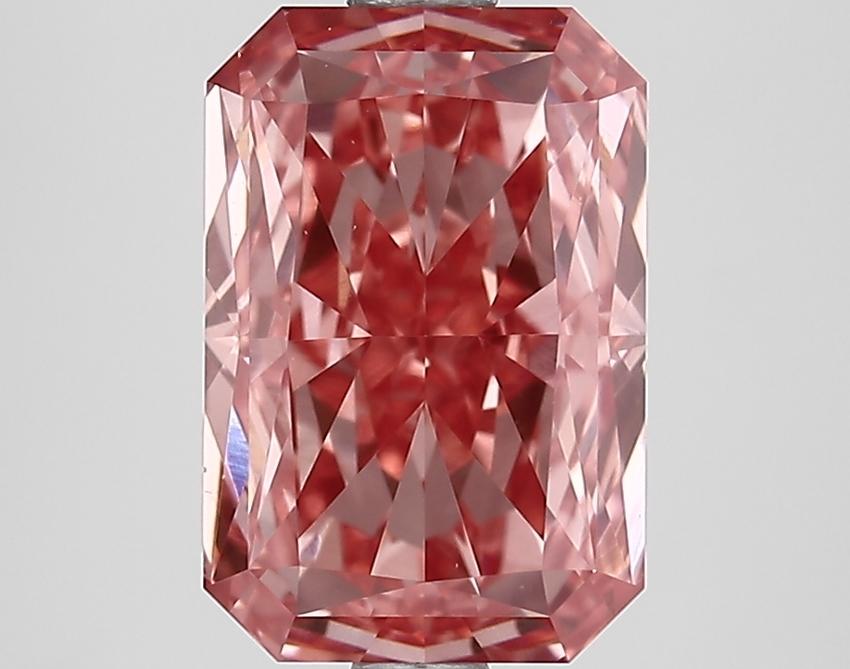 2.54 Ct. Fancy Vivid Pink Radiant Lab Grown Diamond