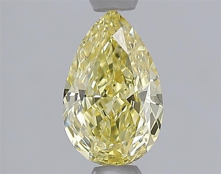 1.01 Ct. Fancy Intense Yellow Pear Lab Grown Diamond