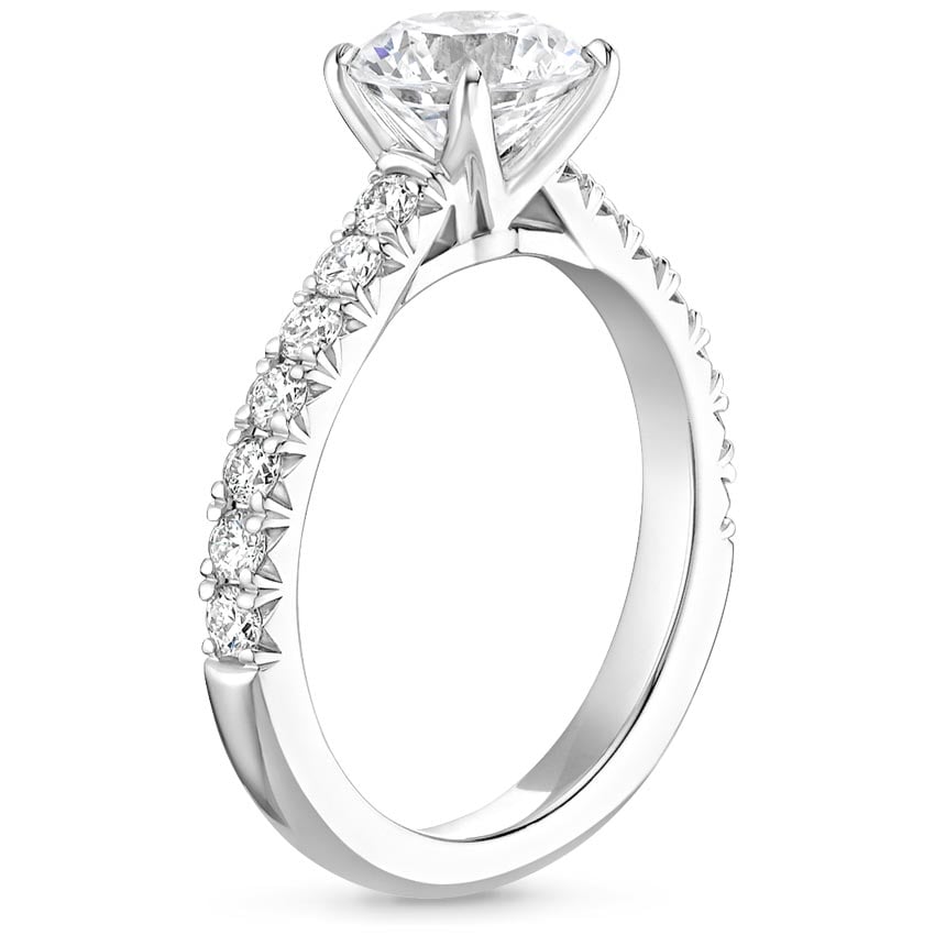18K White Gold Sienna Diamond Ring (3/8 ct. tw.), large side view