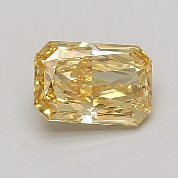 0.81 Ct. Fancy Intense Yellow Radiant Lab Grown Diamond