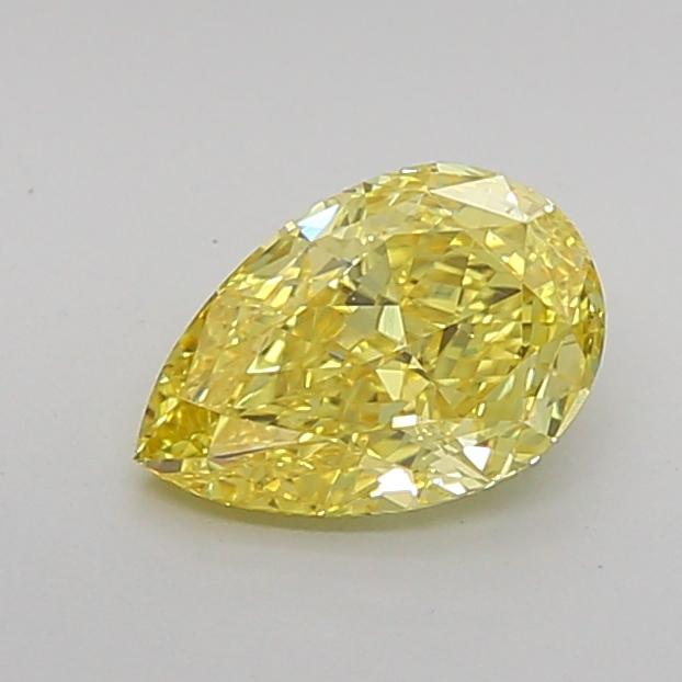 1.20 Ct. Fancy Vivid Yellow Pear Lab Grown Diamond