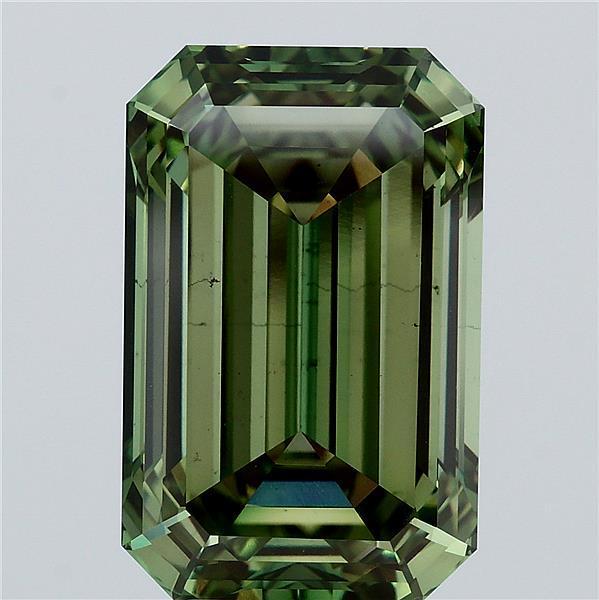 7.88 Ct. Fancy Vivid Green Emerald Lab Grown Diamond