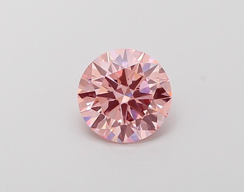 1.03 Ct. Fancy Intense Pink Round Lab Grown Diamond