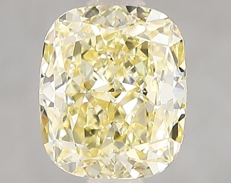 2.05 Ct. Fancy Intense Yellow Cushion Lab Grown Diamond