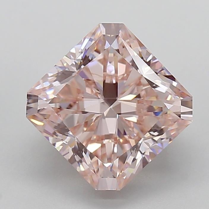 4.50 Ct. Fancy Intense  Pink Radiant Lab Grown Diamond