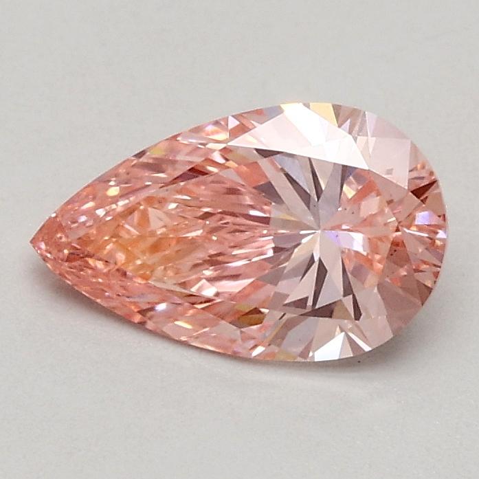 0.56 Ct. Fancy Vivid Pink Pear Lab Grown Diamond