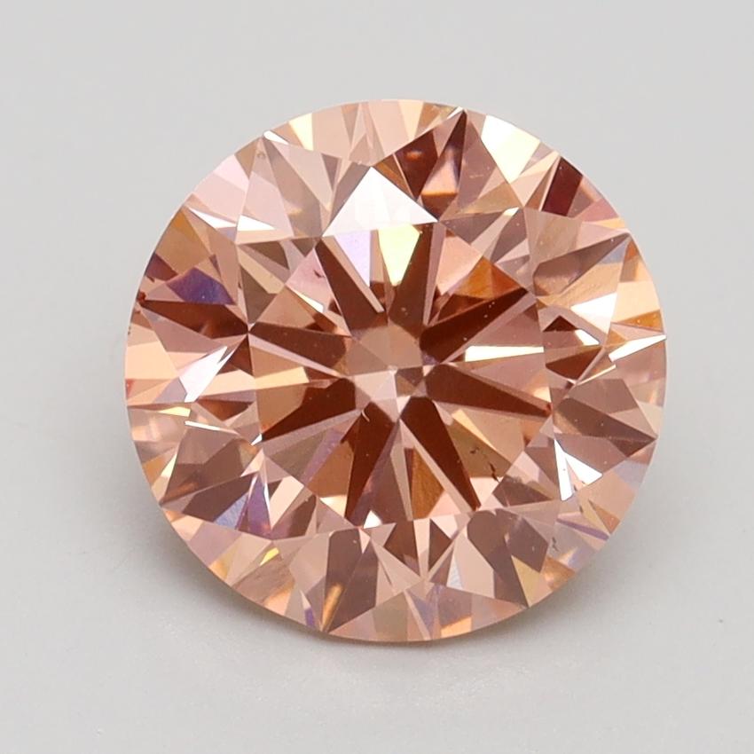 2.30 Ct. Fancy Intense Pink Round Lab Grown Diamond