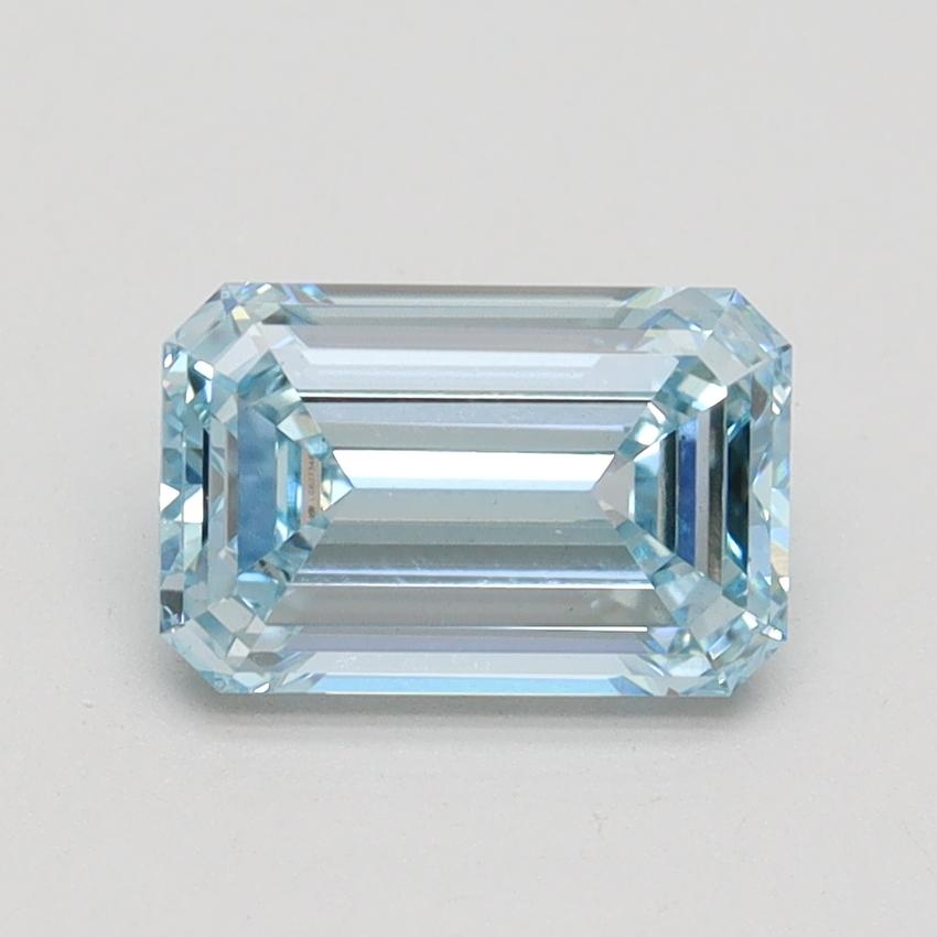 1.51 Ct. Fancy Intense Blue Emerald Lab Grown Diamond