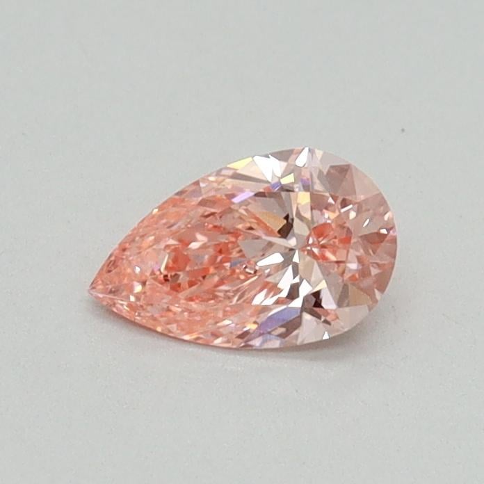 0.32 Ct. Fancy Vivid Pink Pear Lab Grown Diamond