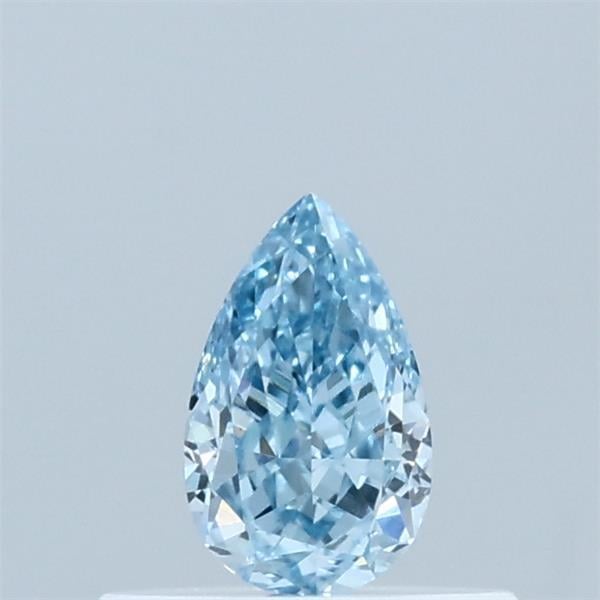 0.35 Ct. Fancy Vivid  Blue Pear Lab Grown Diamond