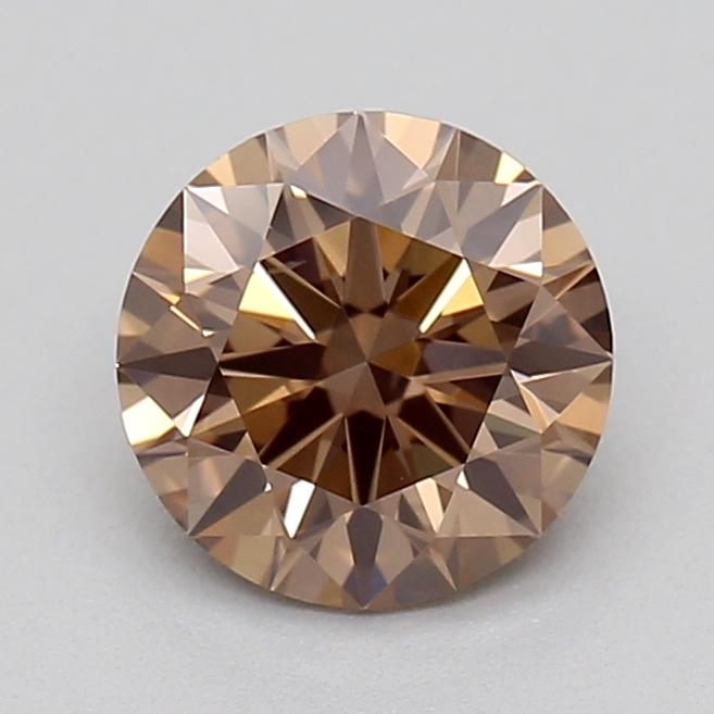 0.63 Ct. Fancy  Brown Round Lab Grown Diamond