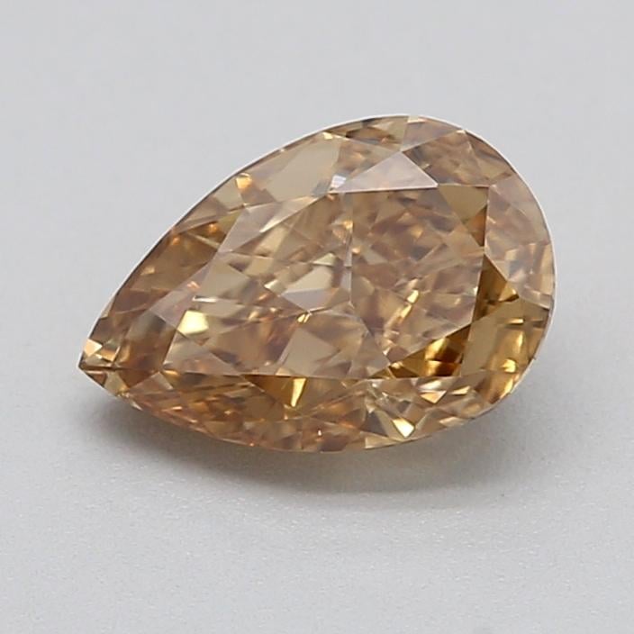 0.58 Ct. Fancy  Brown Pear Lab Grown Diamond